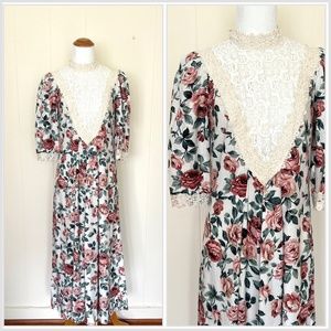 VTG Cottagecore Floral Maxi